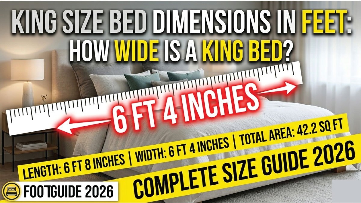 King Size Bed Dimensions in Feet
