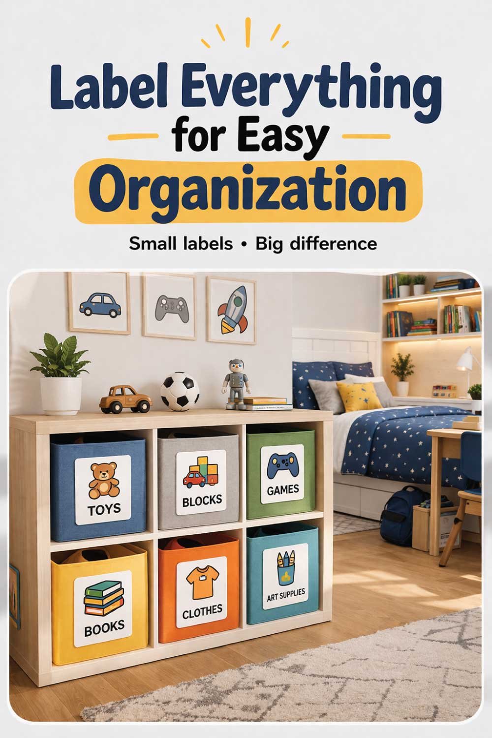 Label Everything for Easy Organization