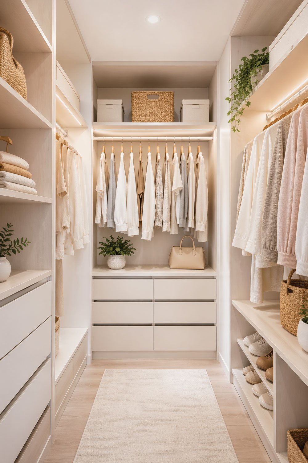 Light Colors for Closet Interiors
