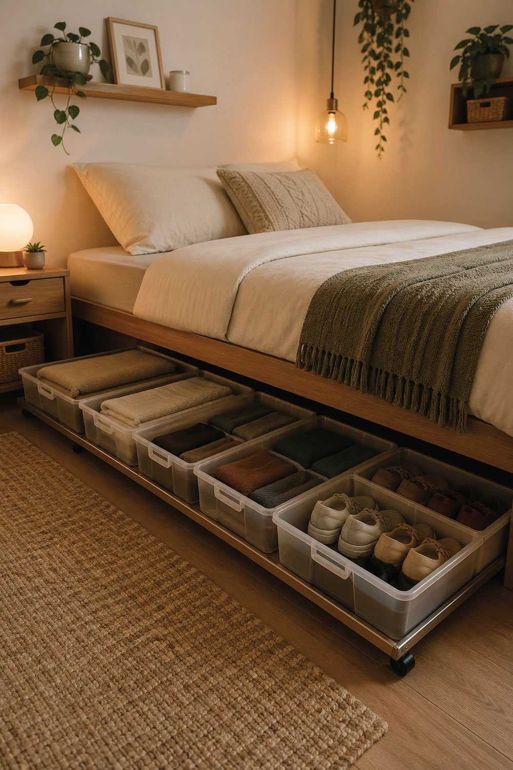 Make Under Bed Space Work for You
