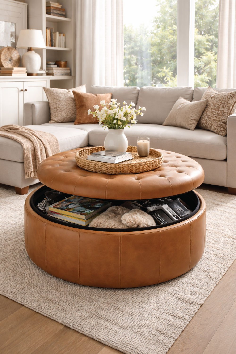 Multi-Purpose Ottoman — Style + Storage
