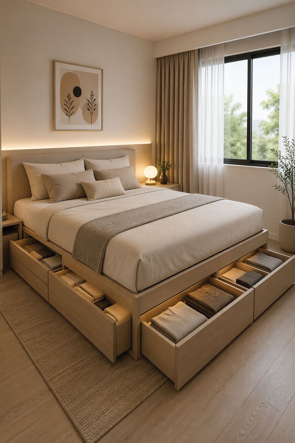 Opt for a Storage Bed Frame