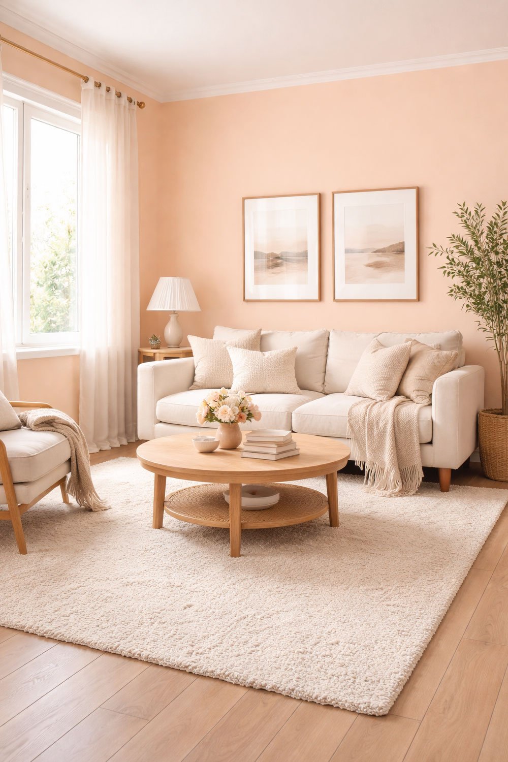 Soft Pastel Peach – Subtle and Cheerful