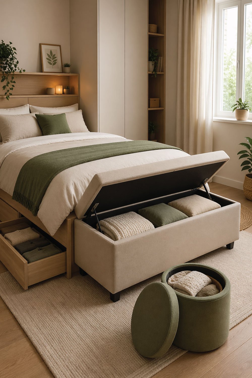 Try Hidden Storage Furniture