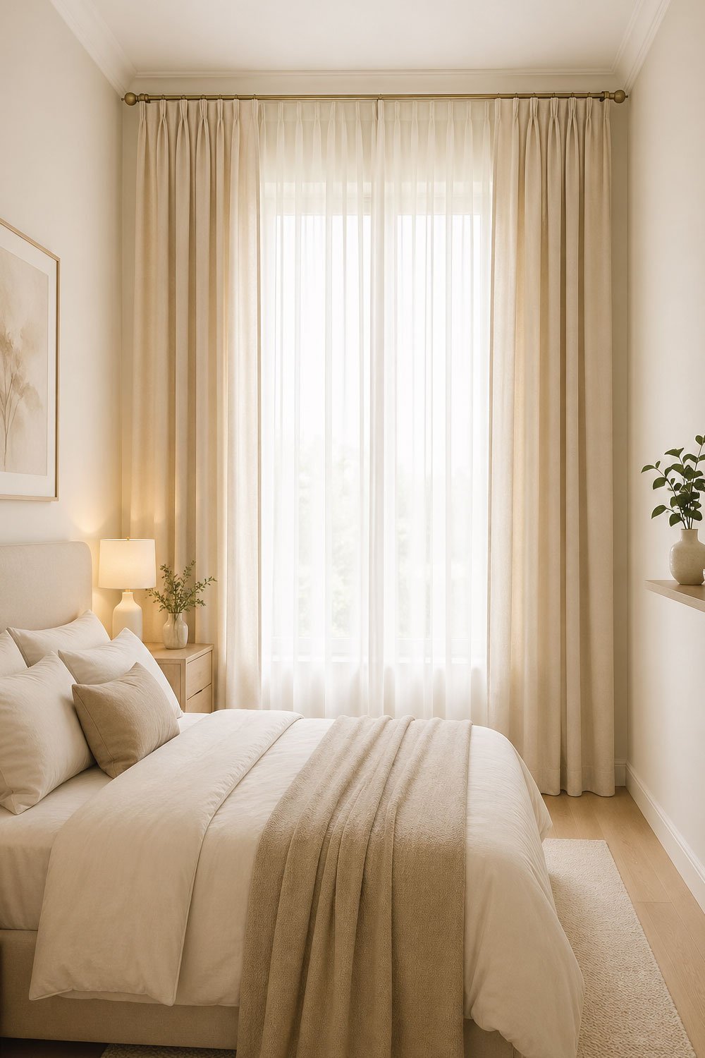 Use Curtains to Create Height