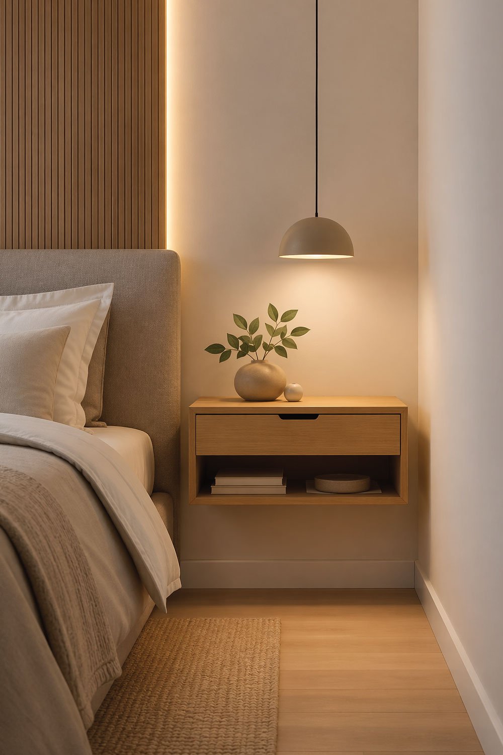 Use Floating Nightstands