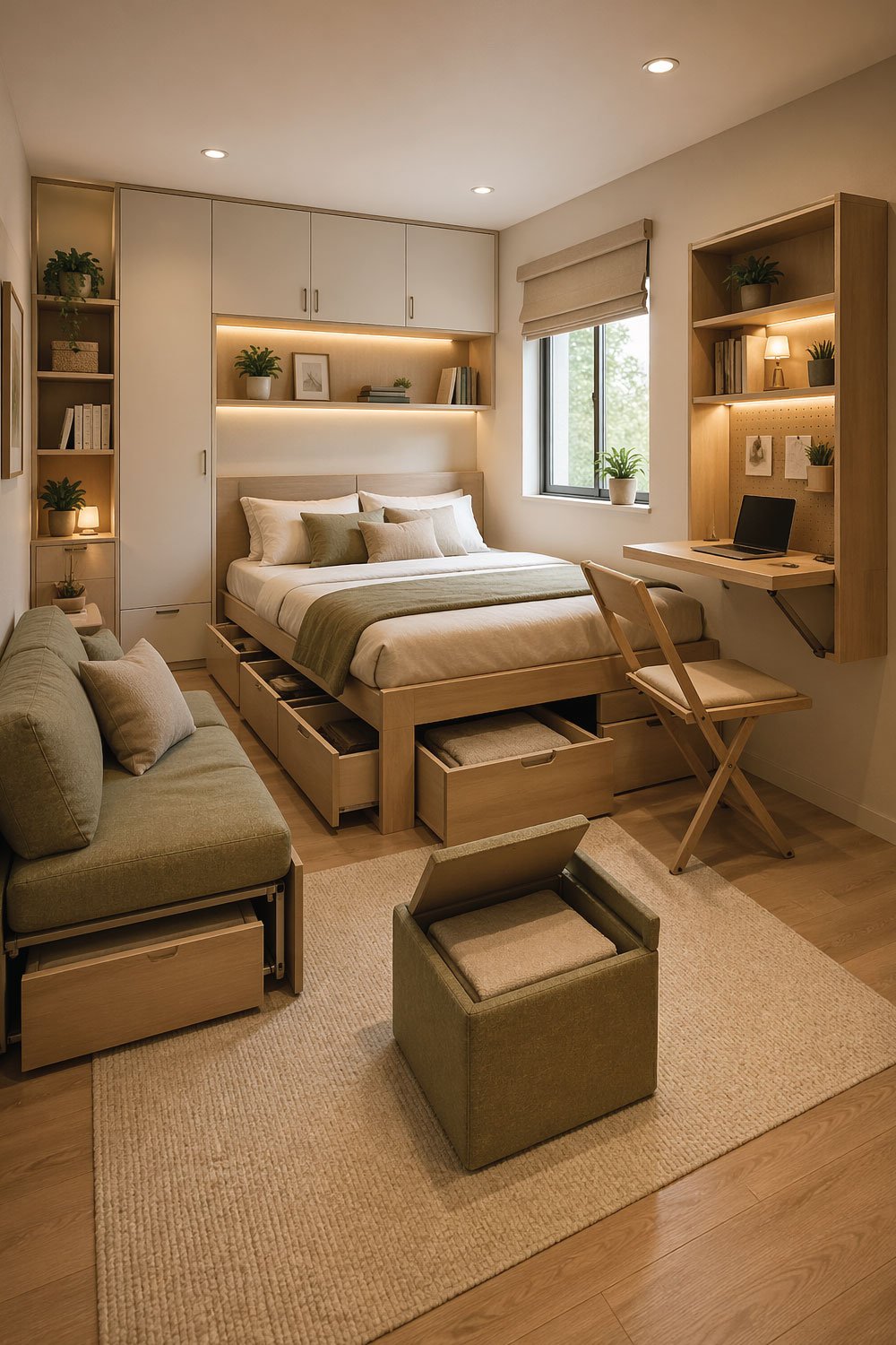 Use Multifunctional Furniture