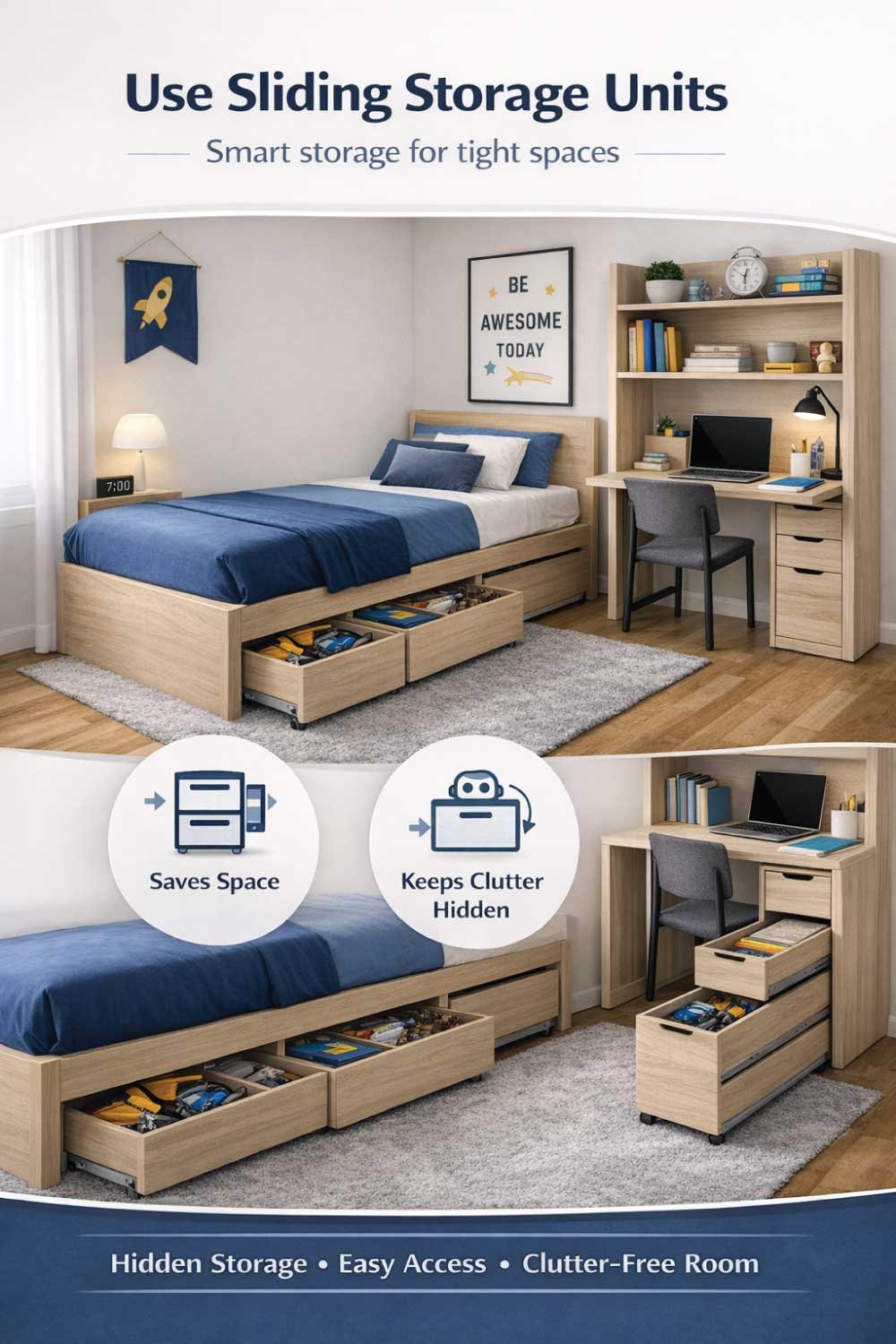 Use Sliding Storage Units