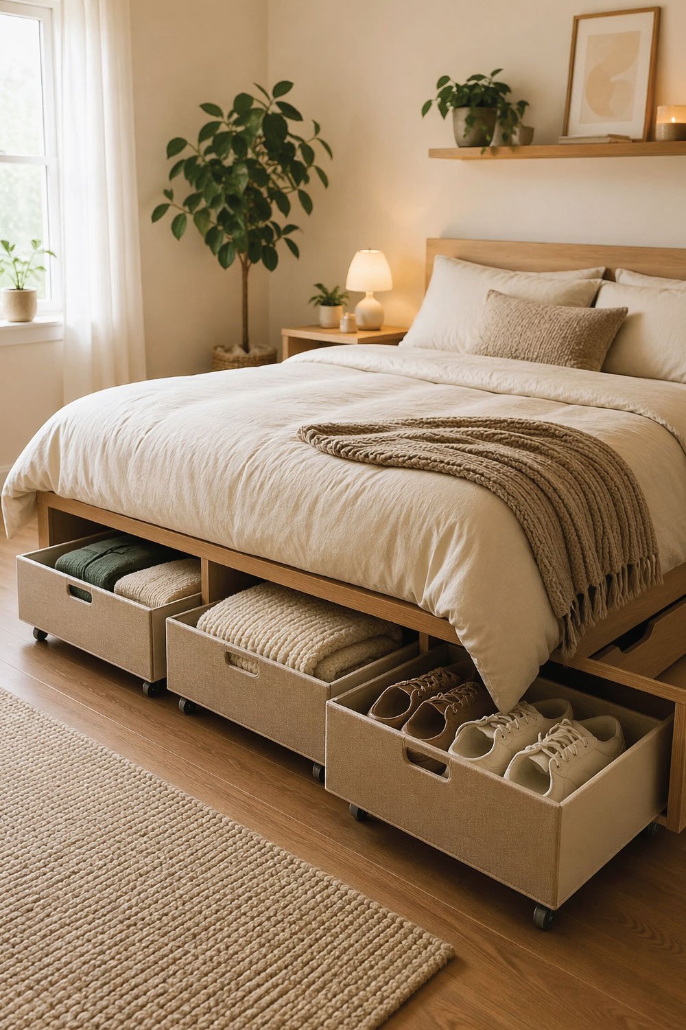 Use Under-Bed Storage Creatively