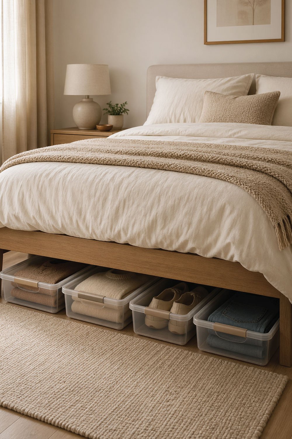 Use Under-Bed Storage