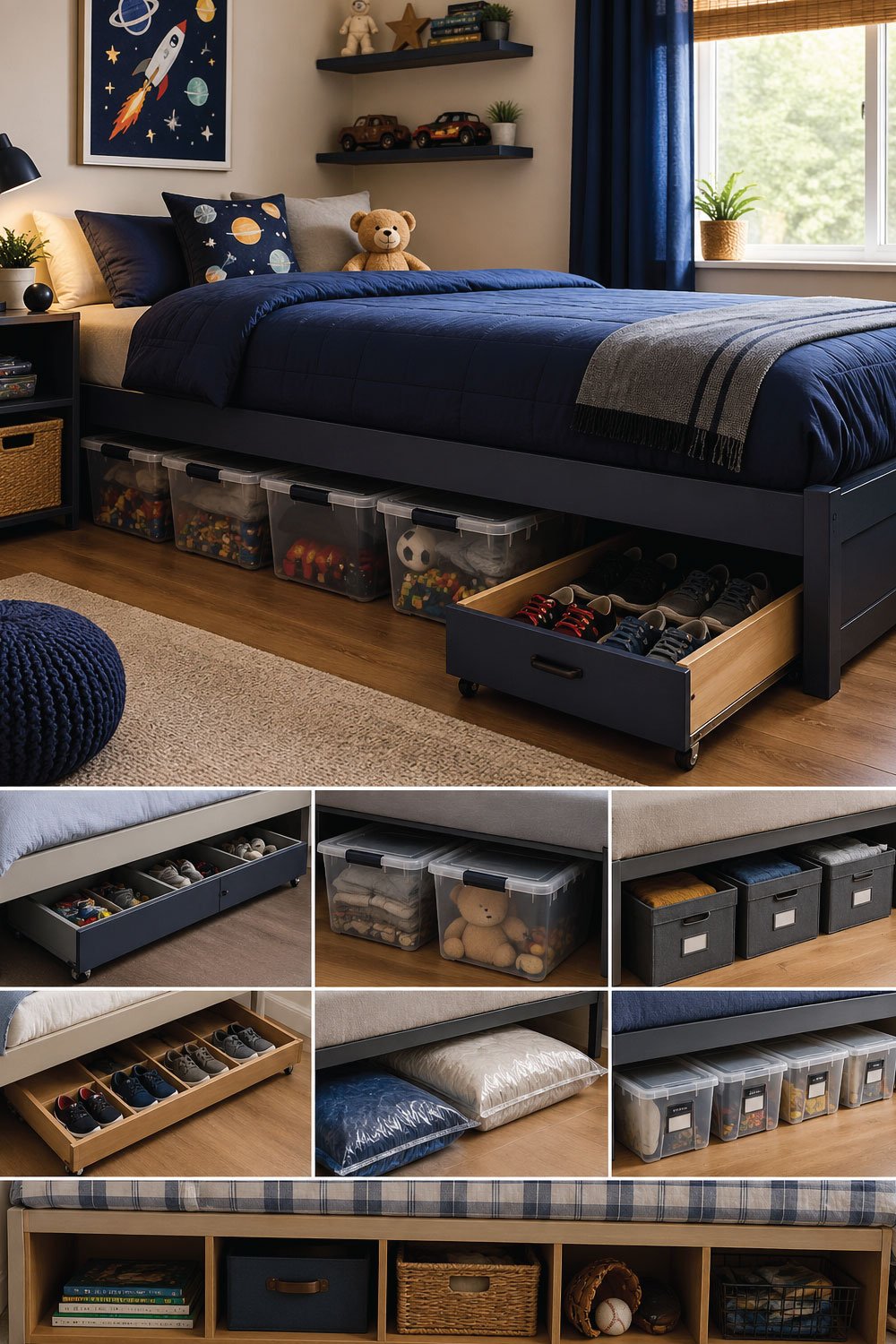 Use the Space Under the Bed