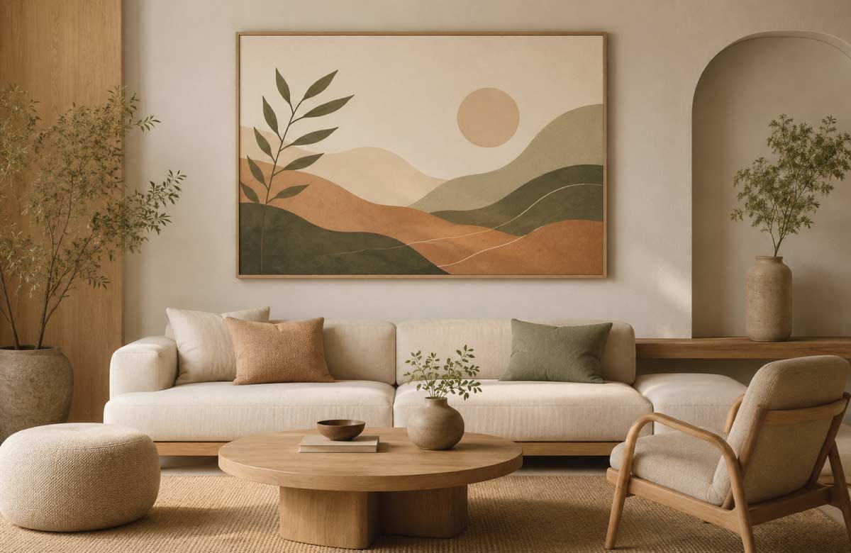 Nature-Inspired Minimalist Art