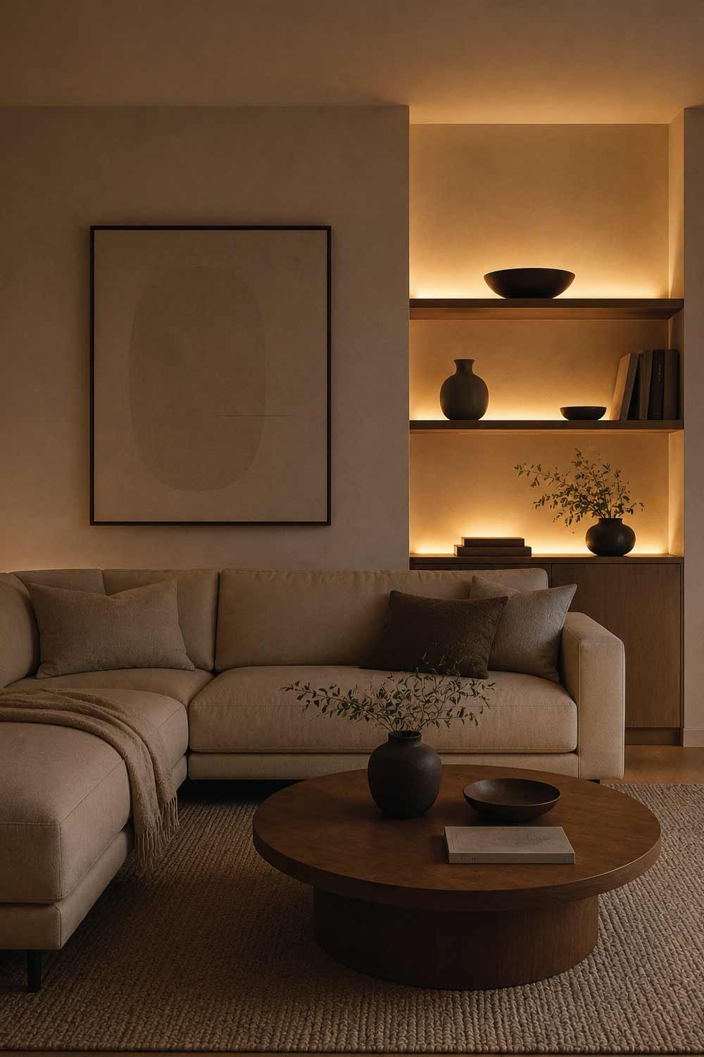 Floor Lamps with Hidden Light Sources