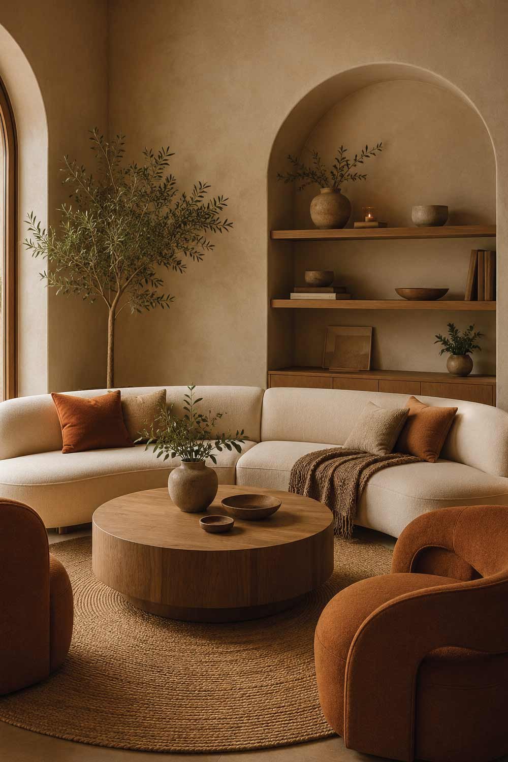 Focus on Curved and Soft Furniture Shapes