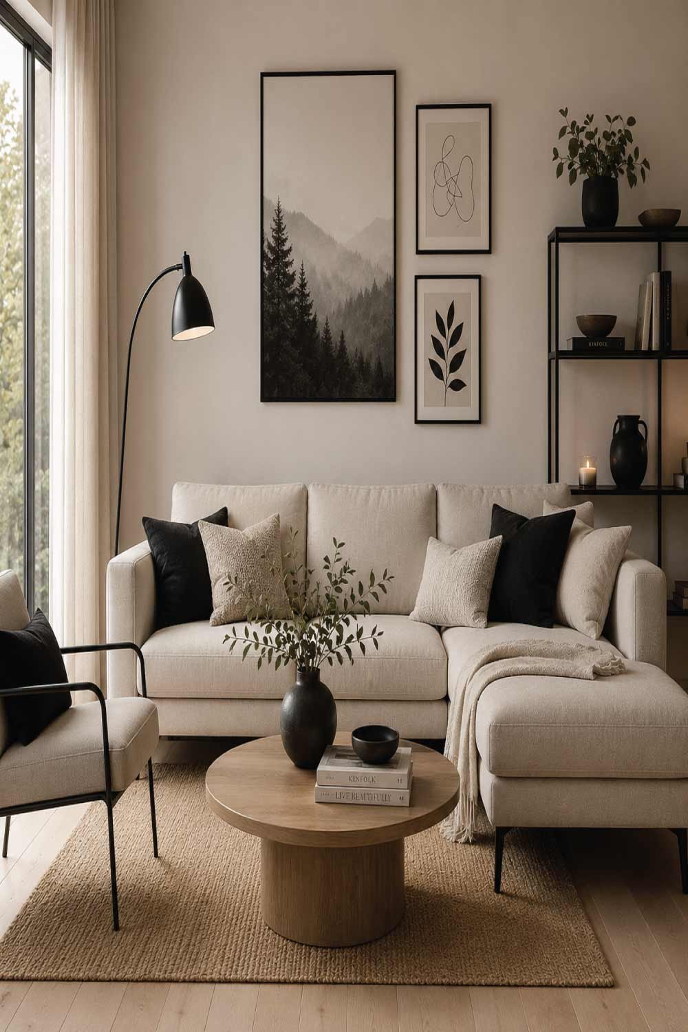 Introduce Subtle Black Accents for Contrast