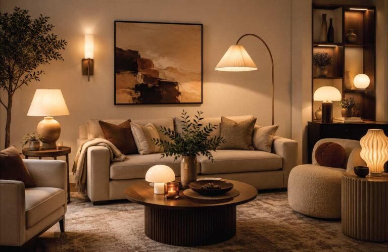 12 Aesthetic Living Room Lamp Ideas to Elevate Your Space