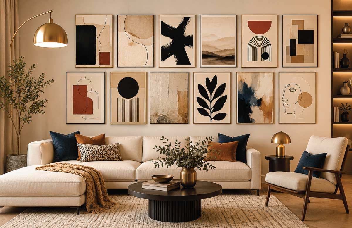 12 Contemporary Living Room Art