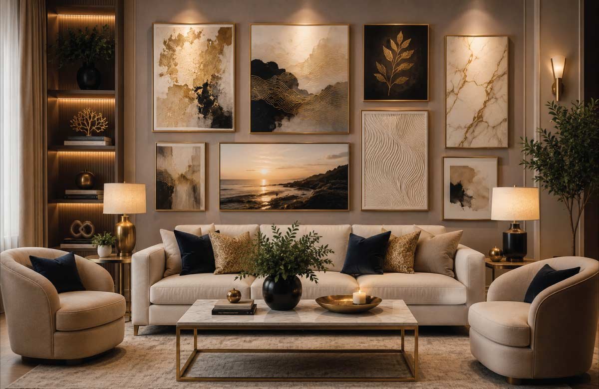 12 Luxury Living Room Art Ideas