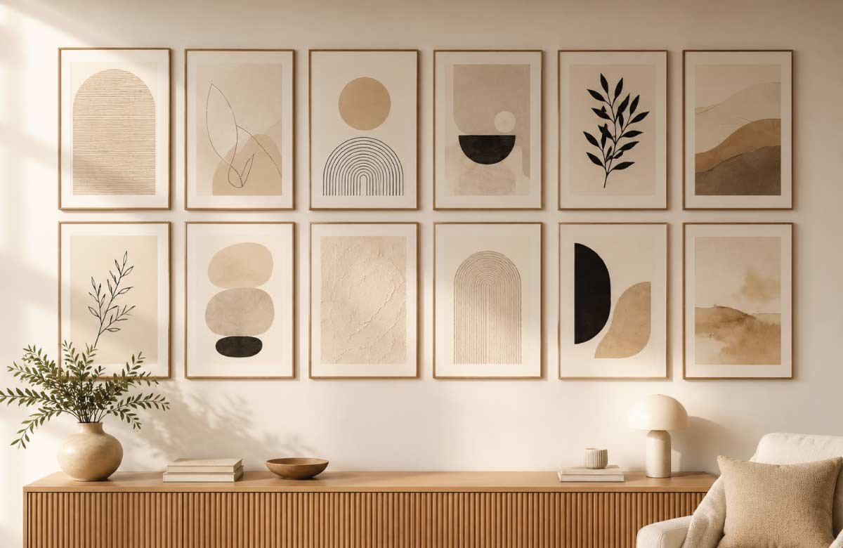 12 Minimalist Living Room Art
