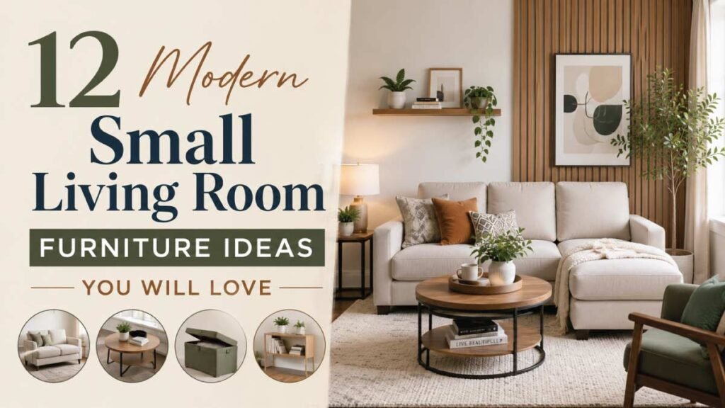 12 Modern Small Living Room Furniture Ideas