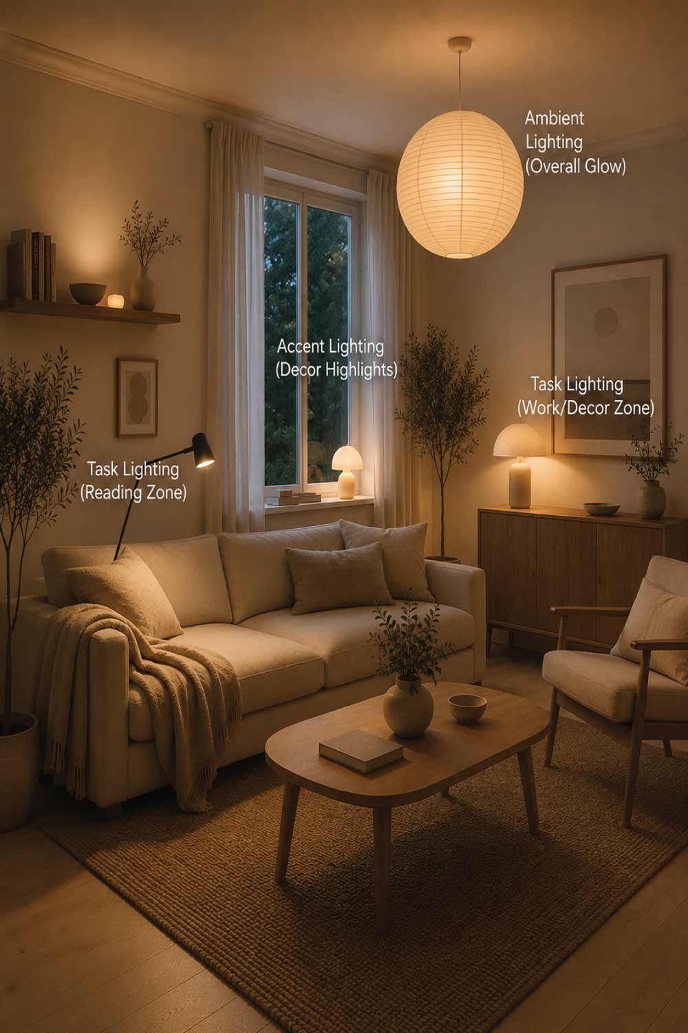 Create Lighting Zones Instead of One Bright Room
