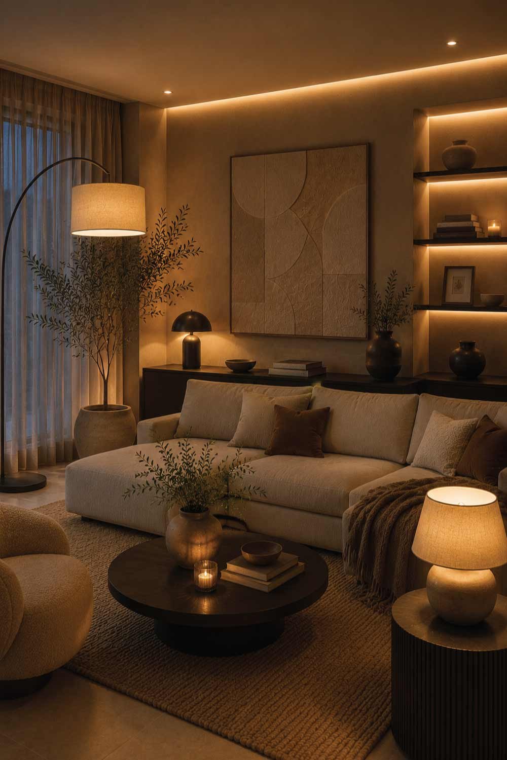 Layered Lighting with Multiple Lamp Types