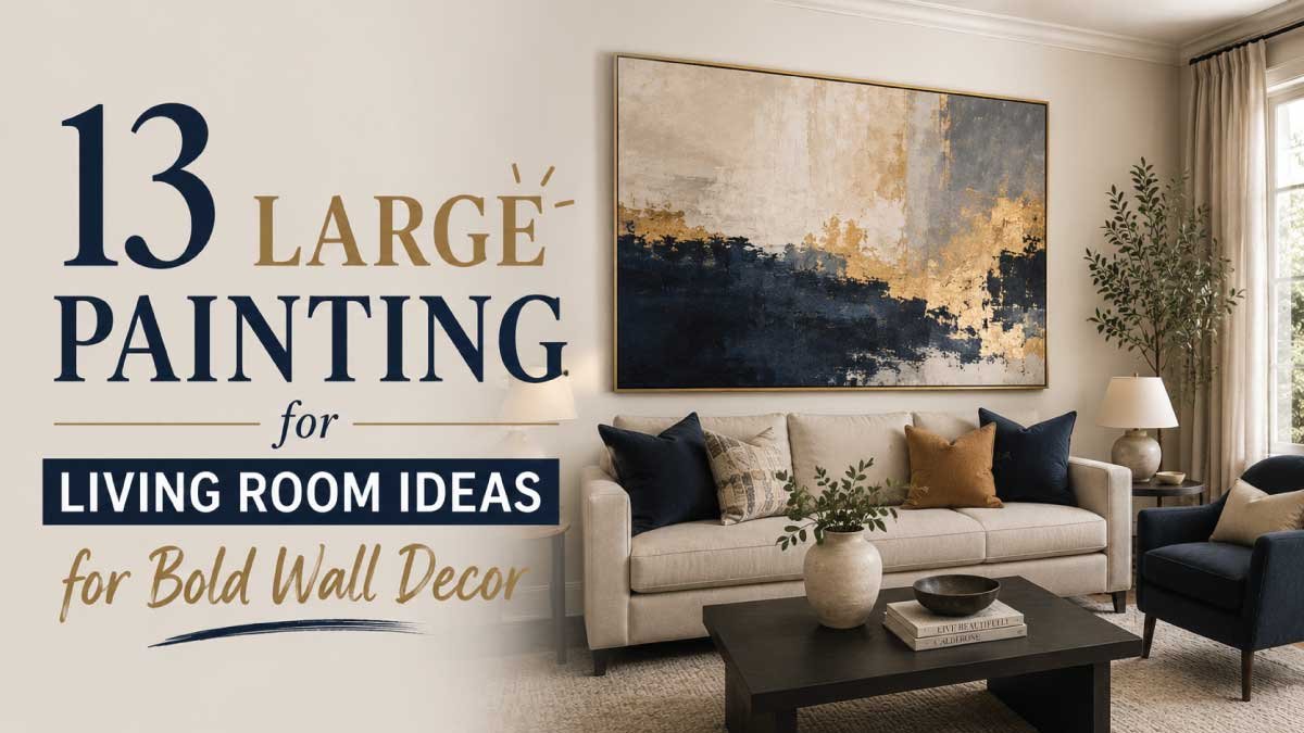 13 Large Painting for Living Room Ideas for Bold Wall Decor