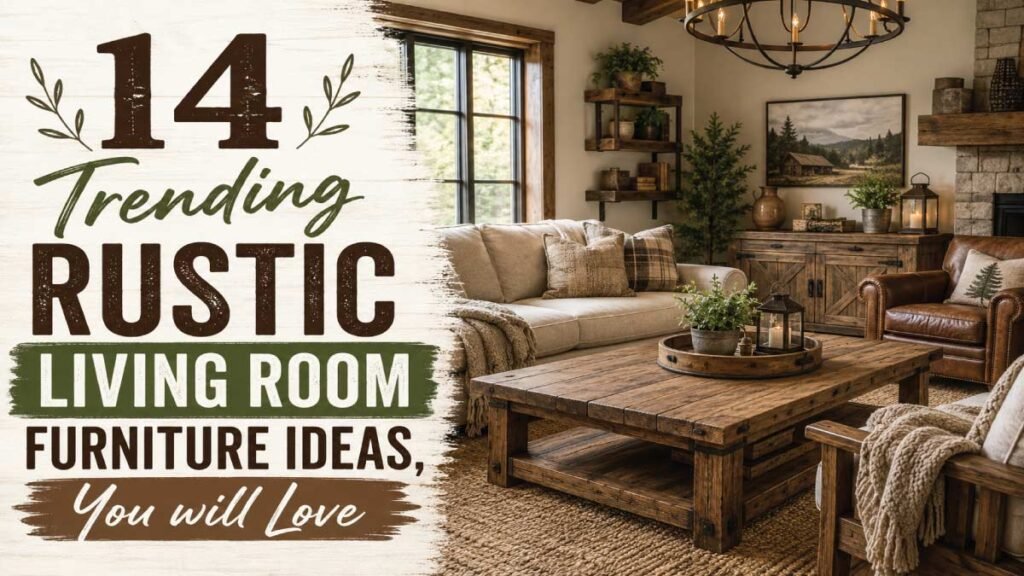 14 Trending Rustic Living Room Furniture Ideas