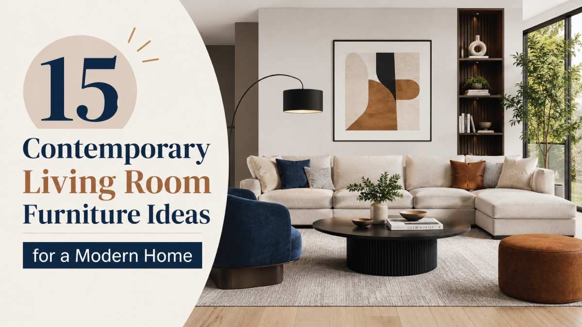 15 Contemporary Living Room Furniture Ideas