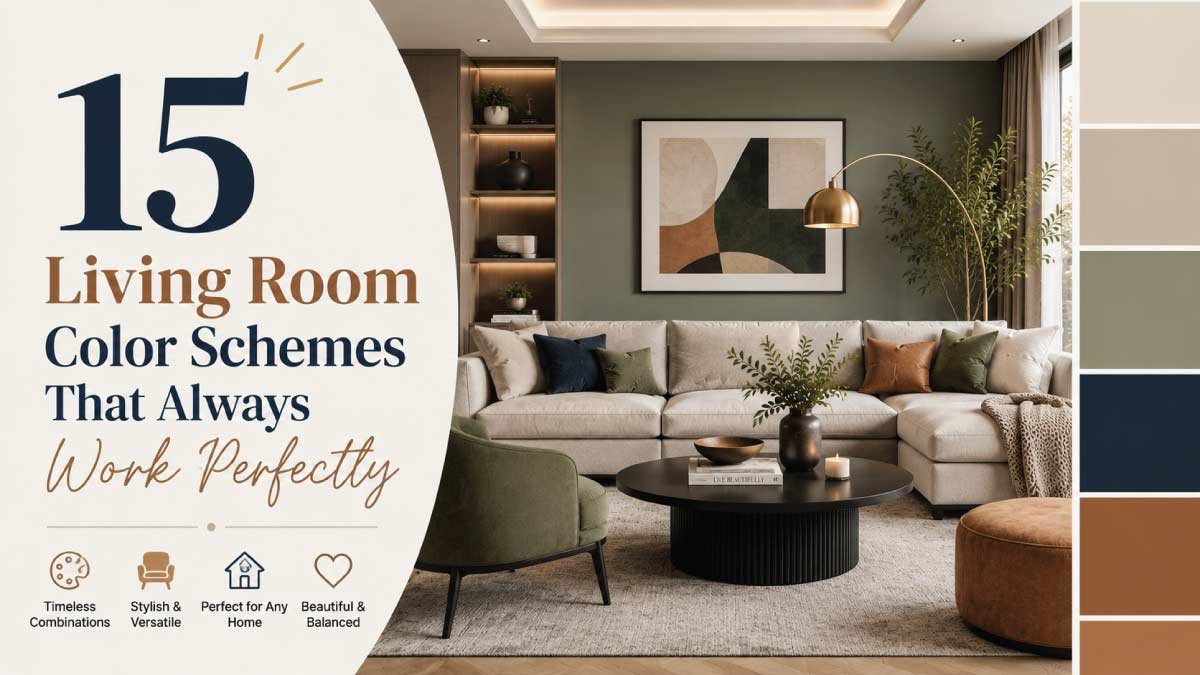 15 Living Room Color Schemes