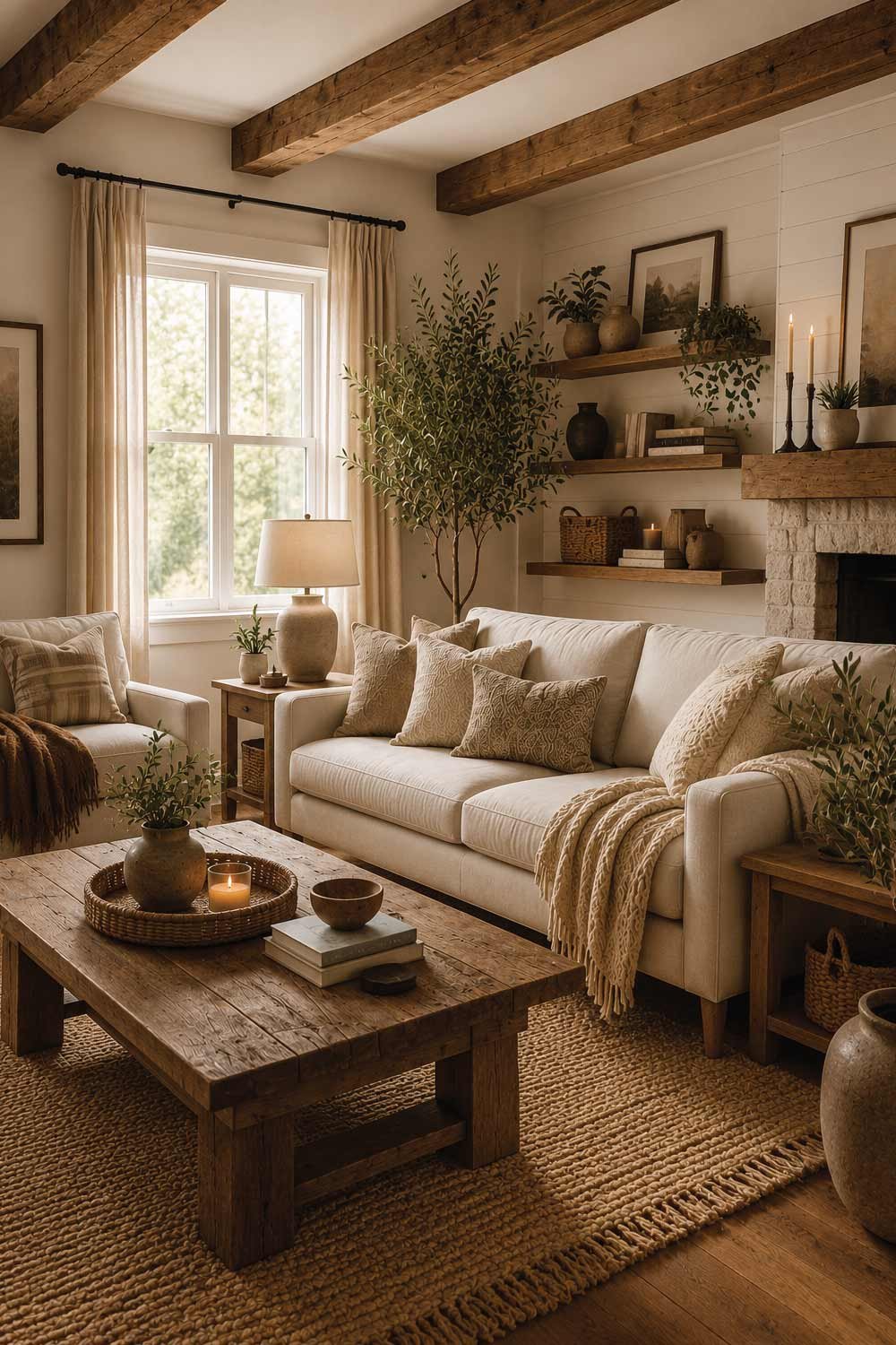 Incorporate Natural Wood Elements