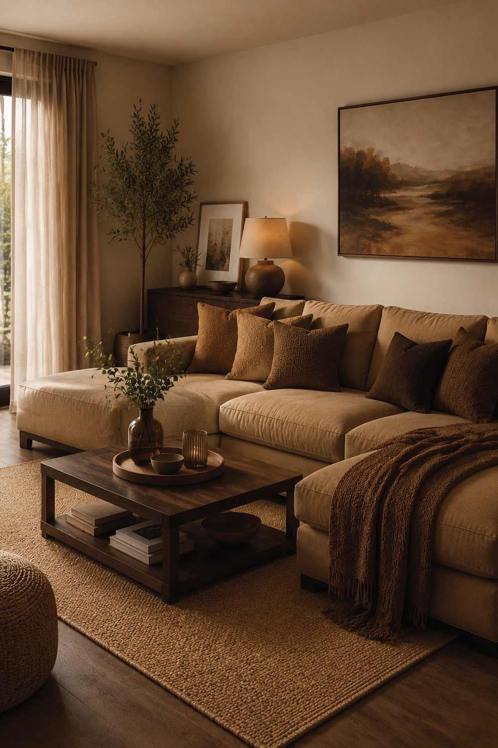 Layer Different Shades of Brown