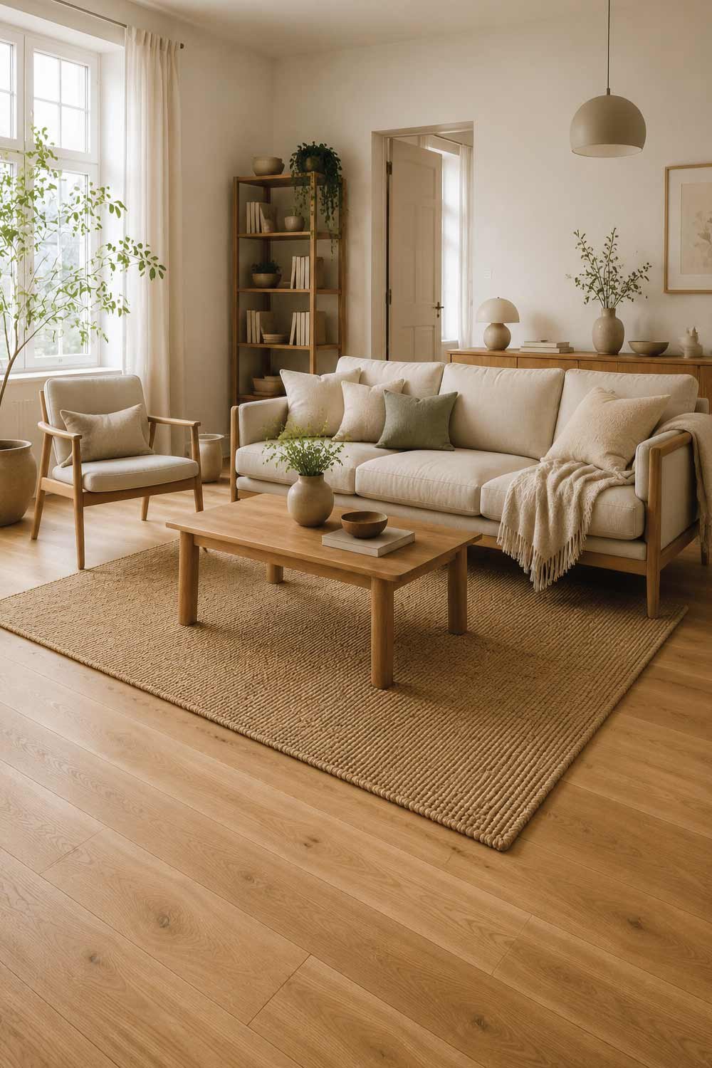 Use Natural Wood for Warmth