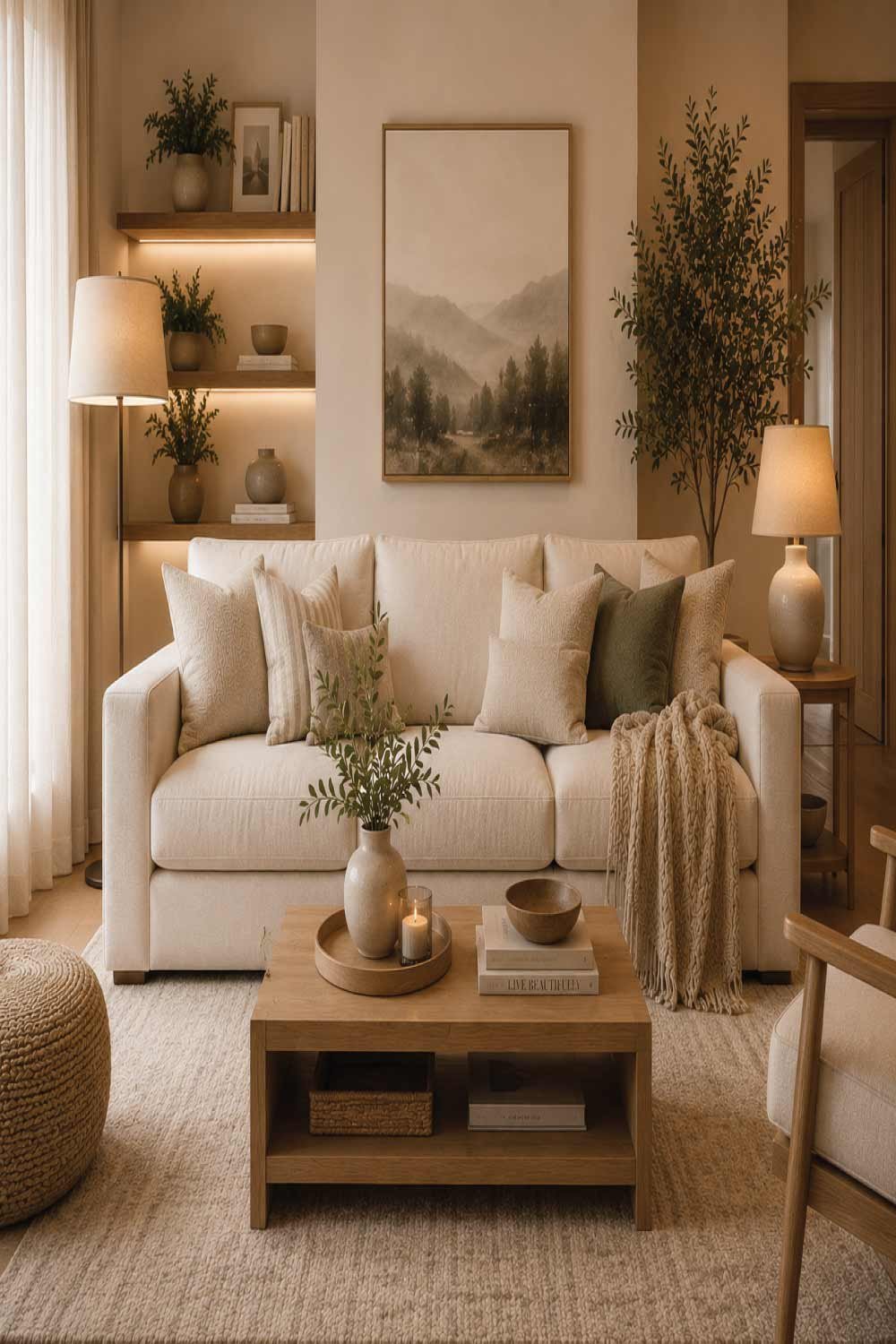 Choose a Neutral Sofa as Your Anchor