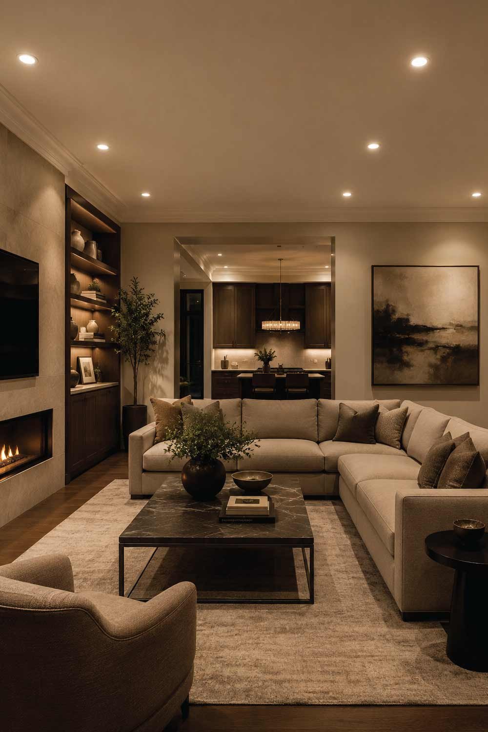 Recessed Ceiling Lights with a Soft Glow