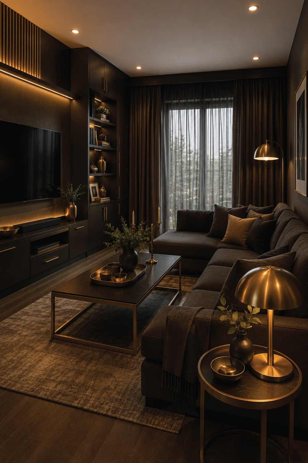 Add Warm Metallic Accents