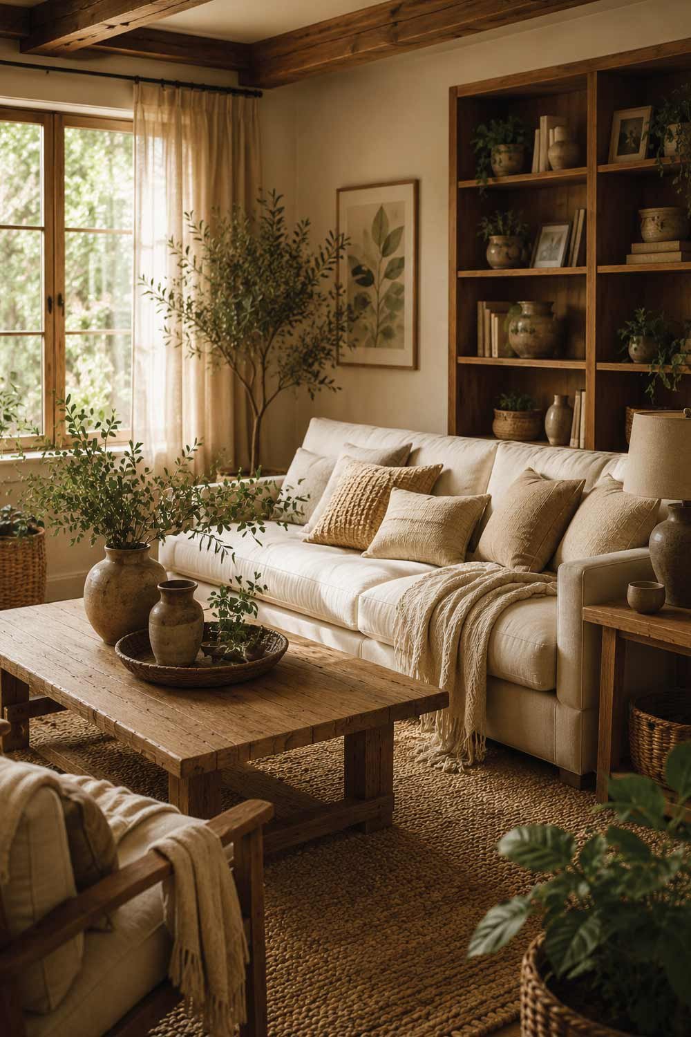 Add Warm Wooden Elements