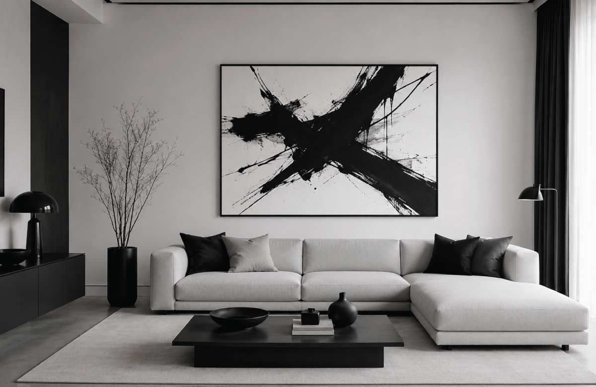Black-and-White-Contemporary-Art