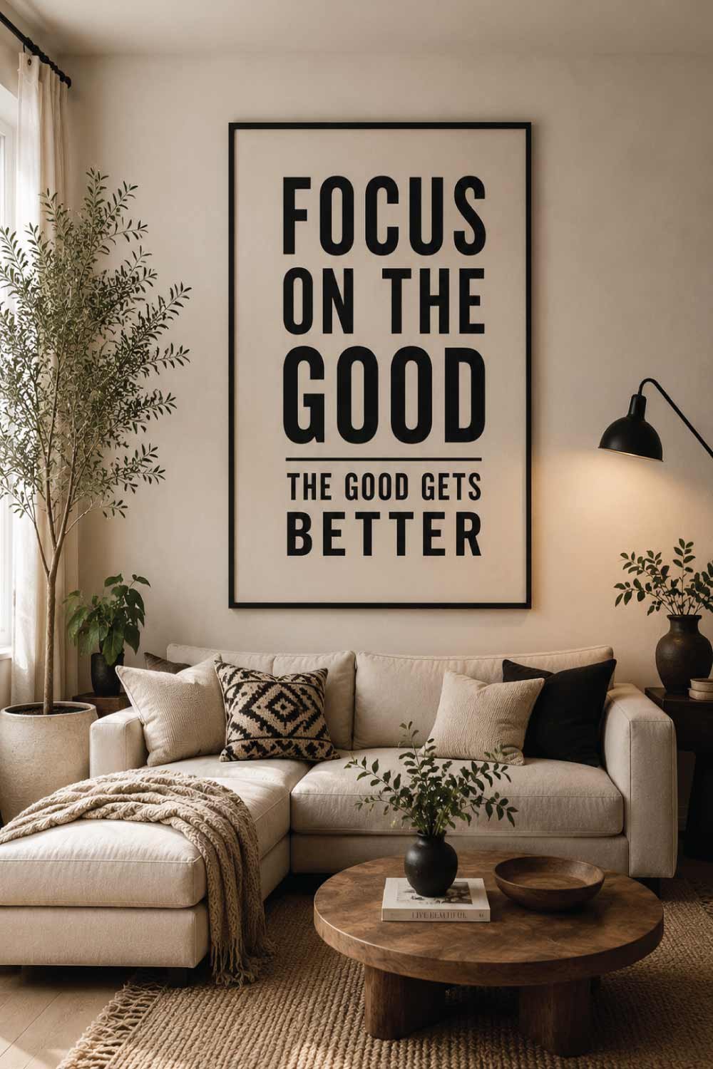 Oversized Typography and Quote Art