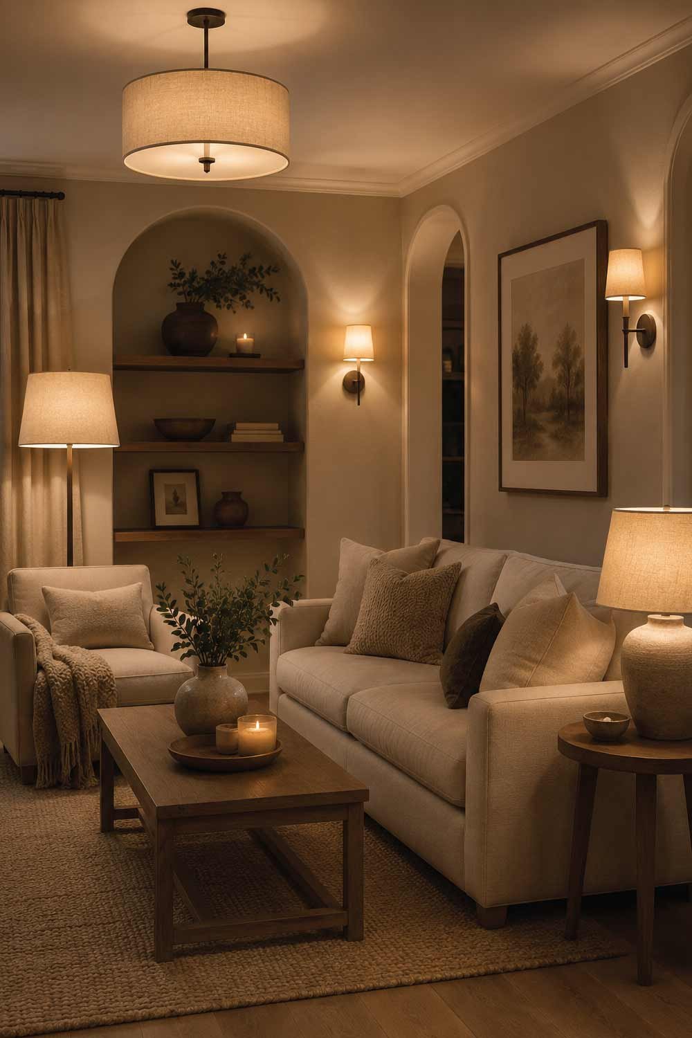 Use Layered Lighting for Soft Ambiance