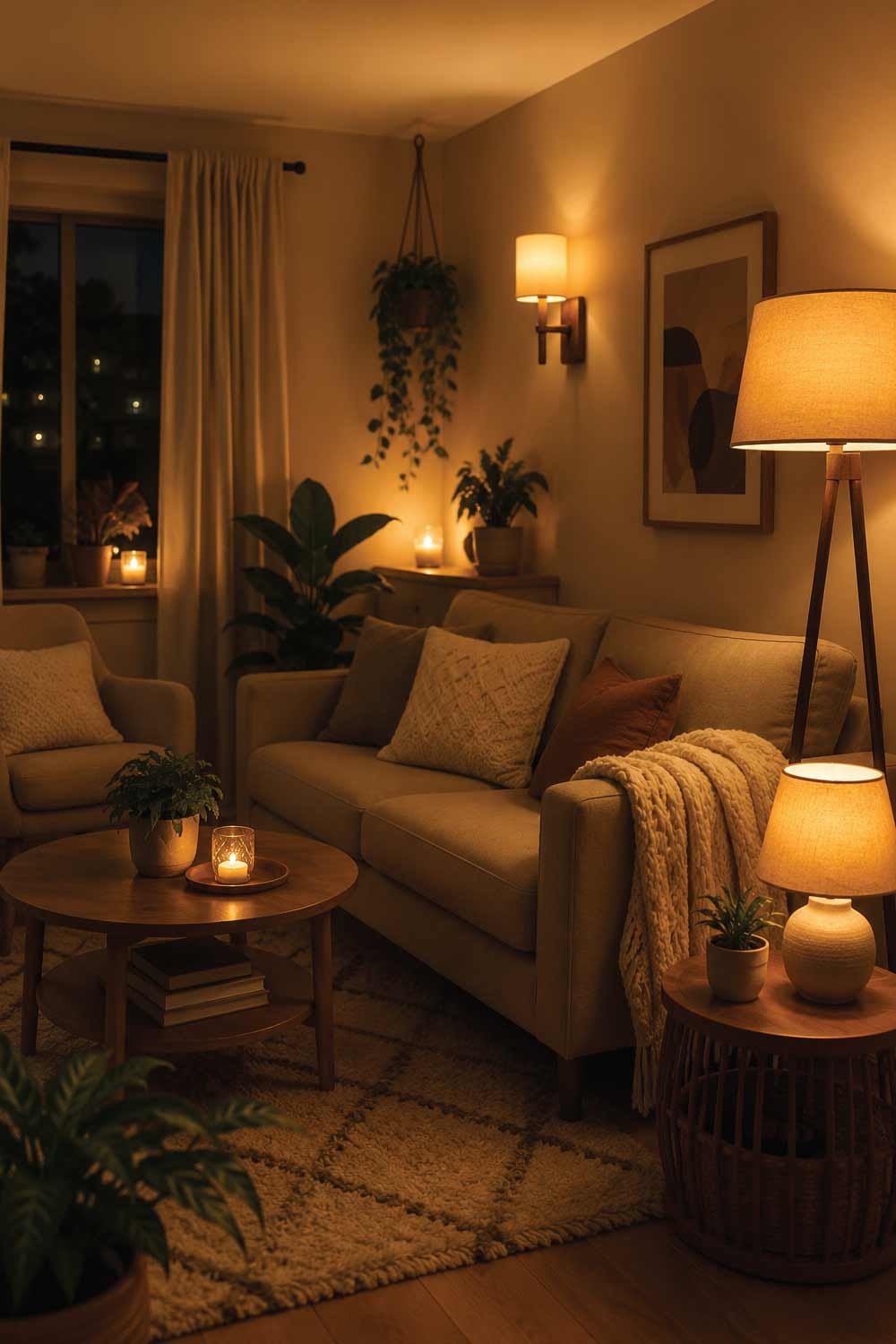Use Warm, Ambient Lighting