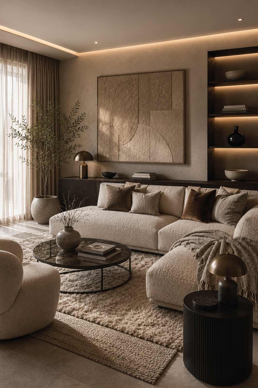 Add Texture Through Fabrics and Finishes