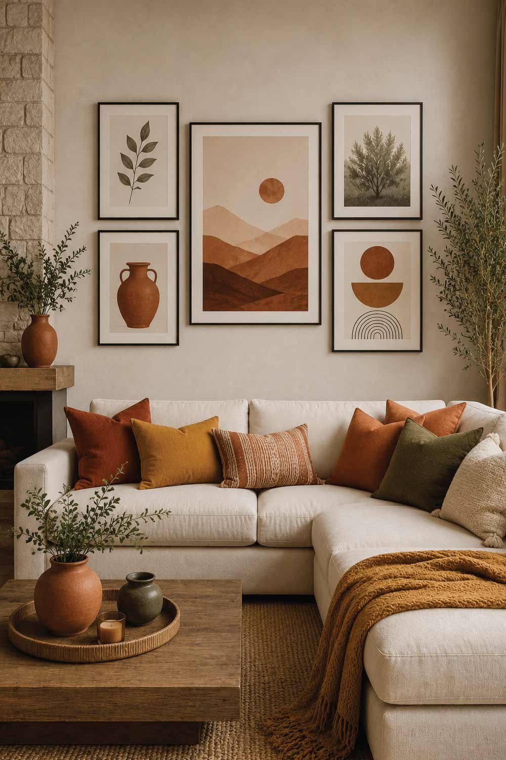 Choose a Warm Color Accent Palette