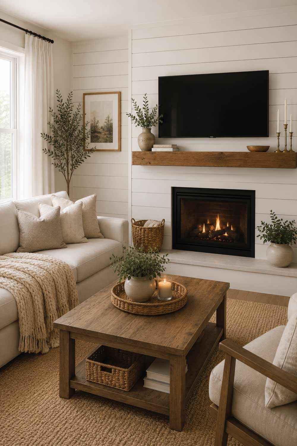 Install Shiplap or Wood Paneling