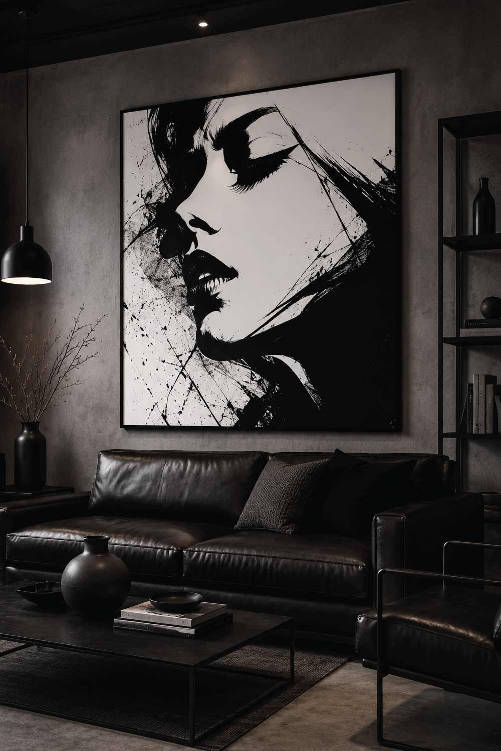 High Contrast Black and White Illustrations