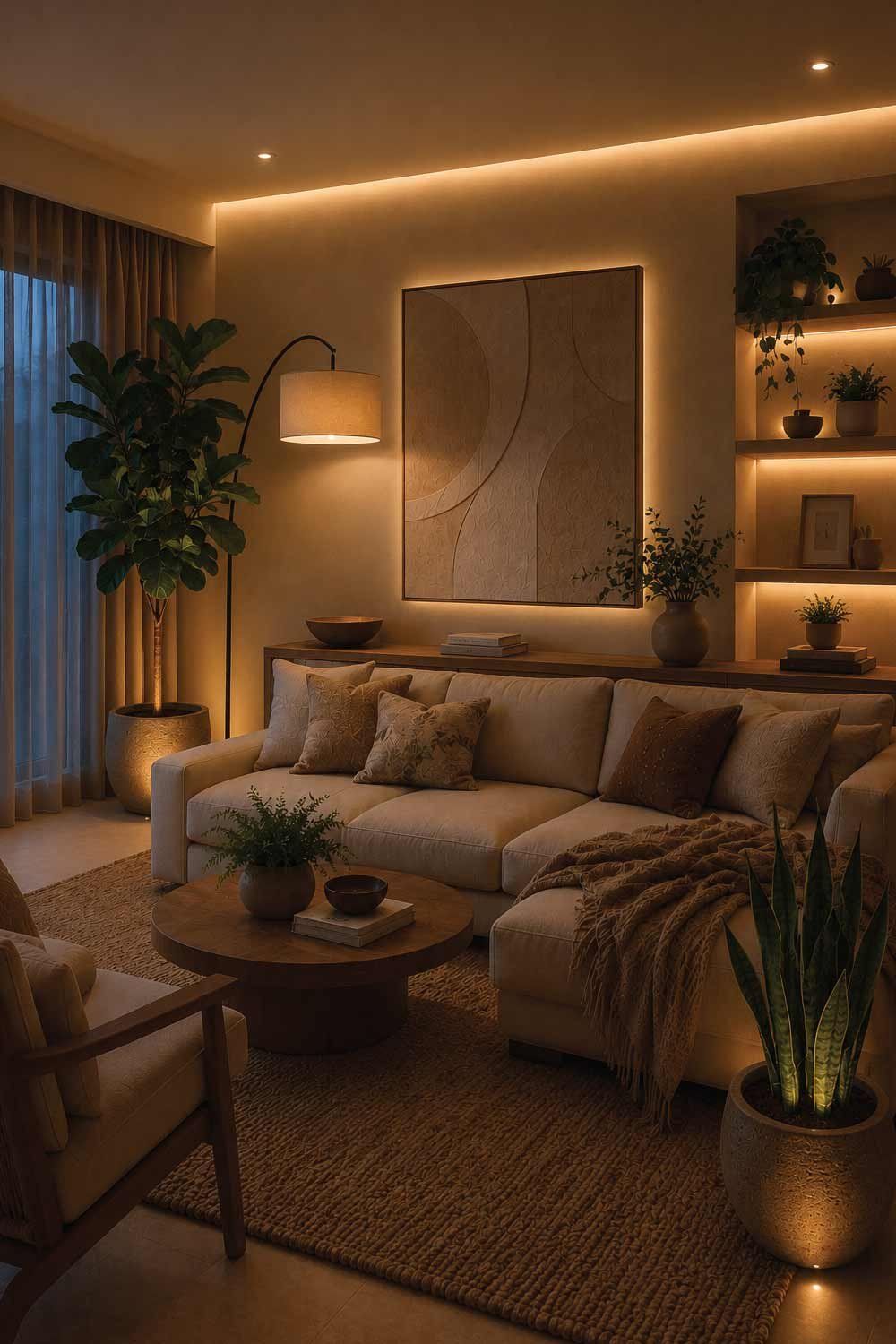 Incorporate Accent Lighting for Depth