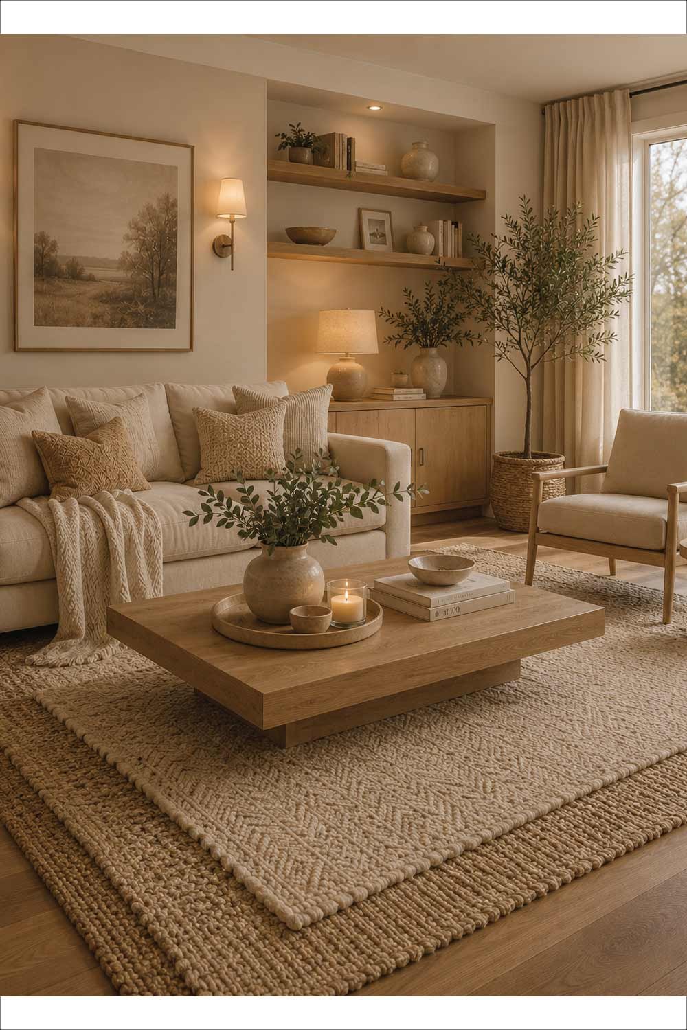 Add Depth with Layered Rugs