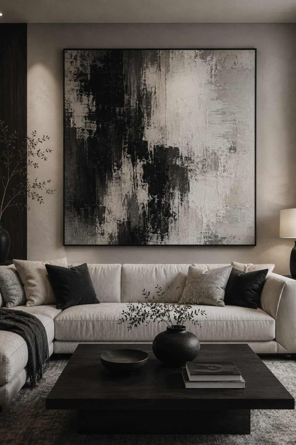 Black and White Art with Texture