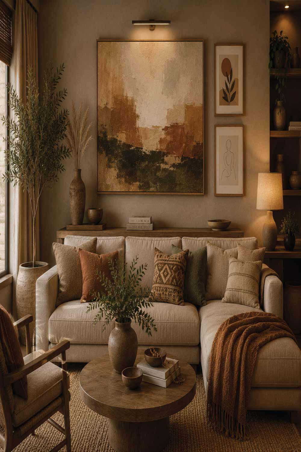 Use Earthy Artwork and Wall Decor
