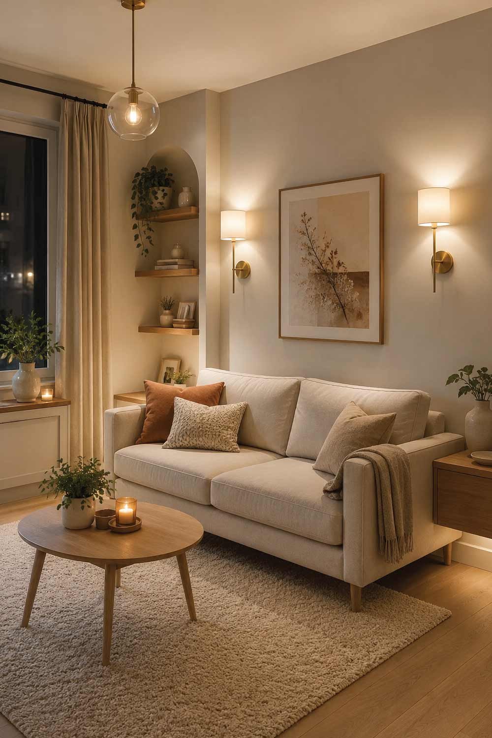 Use Wall Mounted Lighting Instead of Floor Lamps